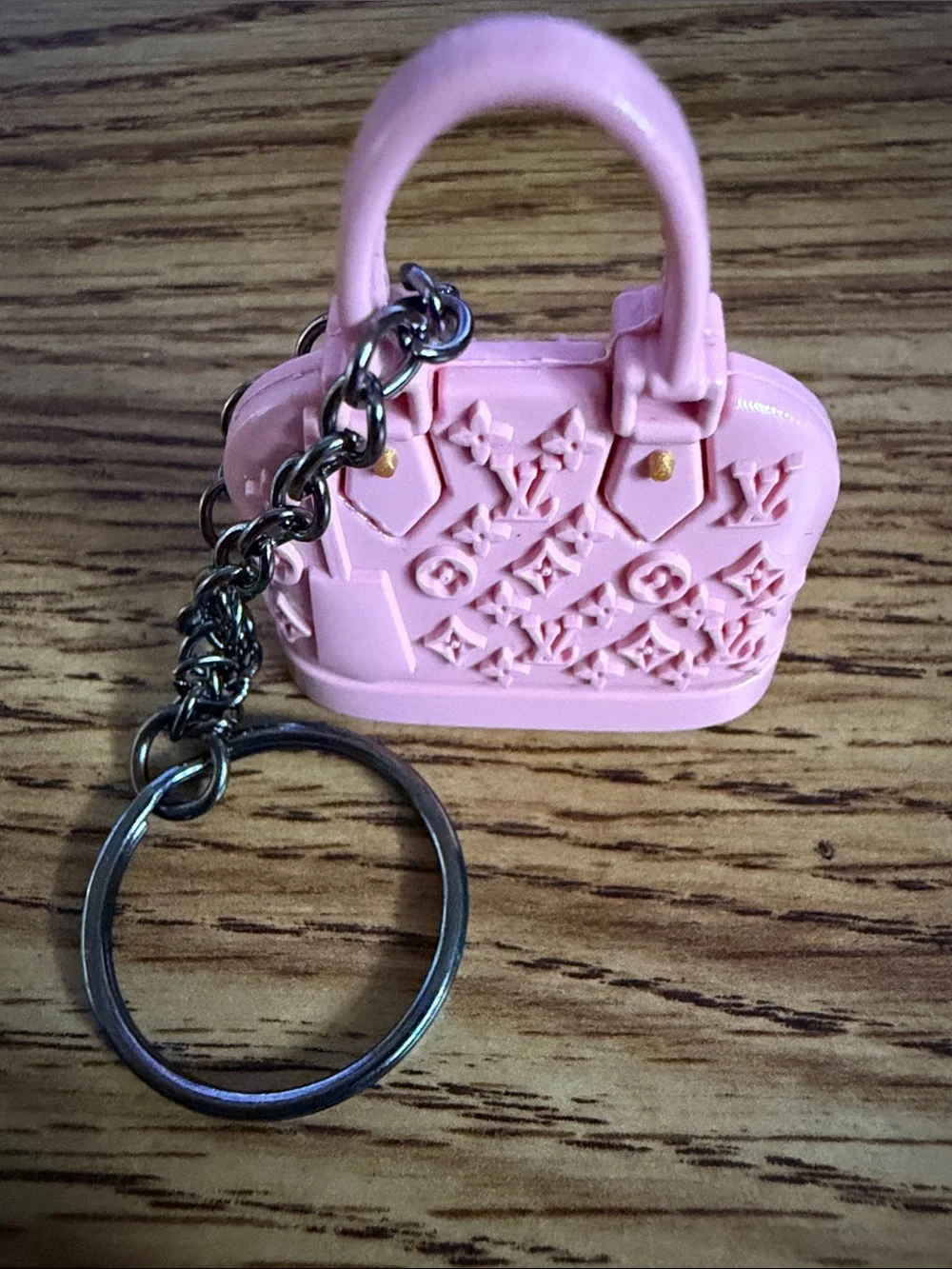 Pink Mini Bag Keychain